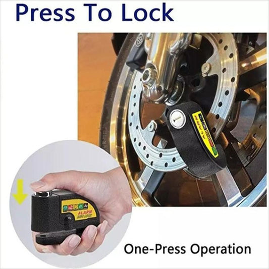 Candado Para Moto Freno De Disco Alarm